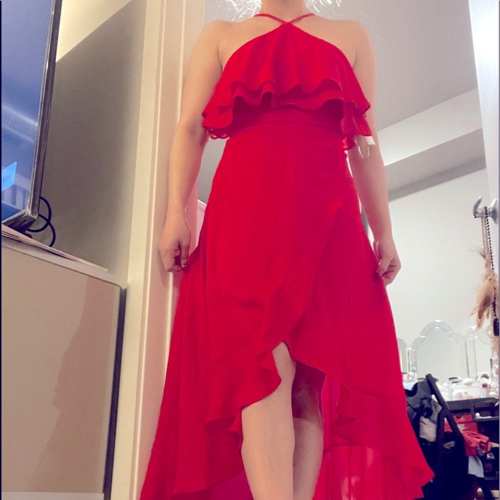 Red dress